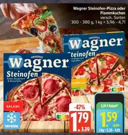 Edeka Wagner Steinofen Pizza oder Flammkuchen Angebot