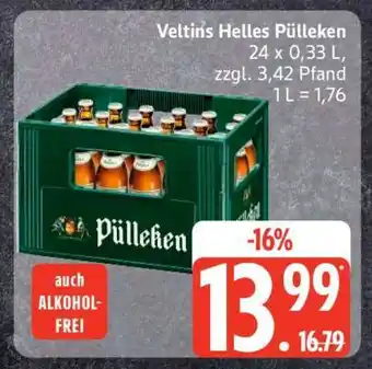 Edeka Veltins Helles Pülleken Angebot