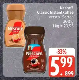 Edeka Nescafé Classic Instantkaffee Angebot