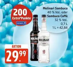 Edeka Molinari Sambuca oder Sambuca Caffè Angebot