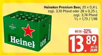Edeka Heineken Premium Beer Angebot