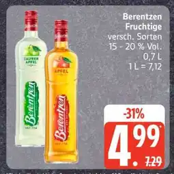 Edeka Berentzen Fruchtige Angebot