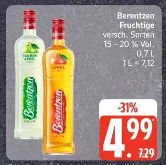 Edeka Berentzen Fruchtige Angebot