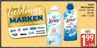 Edeka Lenor Weichspüler Angebot