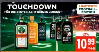 Edeka Jägermeister Kräuterlikör Angebot