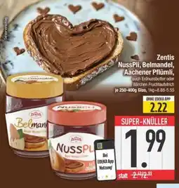 Edeka Zentis NussPli, Belmandel, Aachener Pflümli Angebot