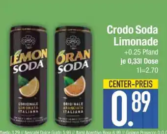 Edeka Crodo Soda Limonade Angebot