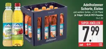 Edeka Adelholzener Schorle, Eistee Angebot