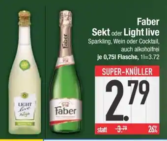 Edeka Faber Sekt oder Light Live Angebot