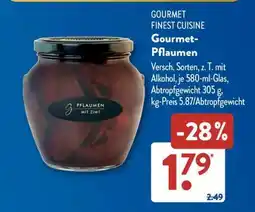 Aldi Süd Gourmet-Pflaumen Angebot