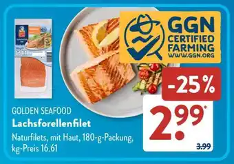Aldi Süd GOLDEN SEAFOOD Lachsforellenfilet Angebot