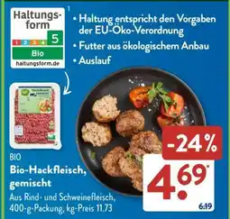 Aldi Süd Bio Hackfleisch gemischt Angebot