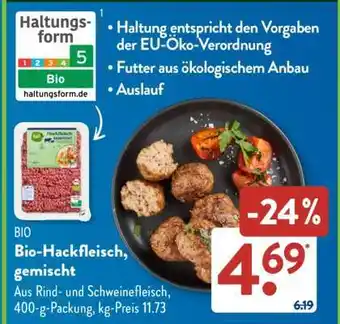 Aldi Süd Bio Hackfleisch gemischt Angebot