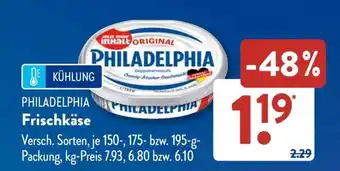 Aldi Süd Philadelphia Frischkäse Angebot