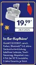 Aldi Süd In-Ear-Kopfhörer Angebot