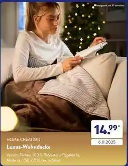 Aldi Süd Luxus-Wohndecke Angebot