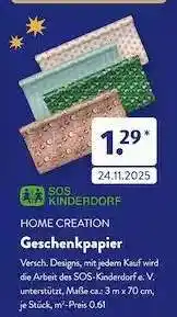 Aldi Süd Geschenkpapier Angebot