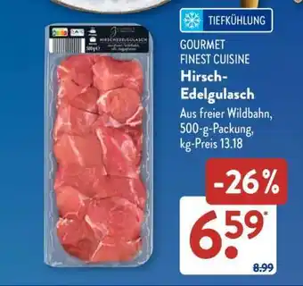 Aldi Süd Hirsch-Edelgulasch Angebot