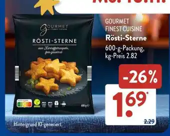 Aldi Süd GOURMET FINEST CUISINE Rösti-Sterne Angebot