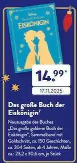 Aldi Süd Das große Buch der Eiskönigin Angebot
