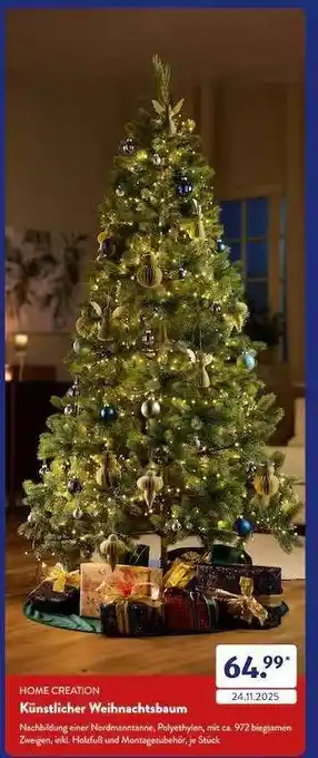 Aldi Süd Künstlicher Weihnachtsbaum Angebot