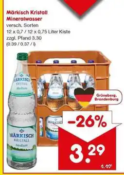 Netto Marken-Discount Märkisch Kristall Mineralwasser Angebot