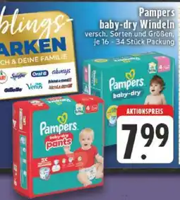 Edeka Pampers baby-dry Windeln Angebot