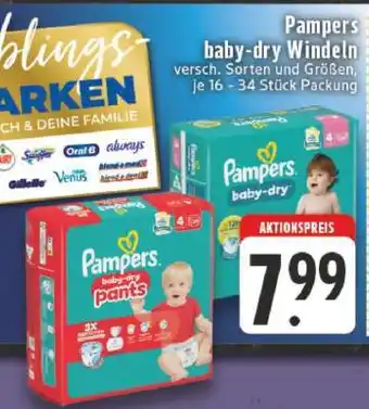 Edeka Pampers baby-dry Windeln Angebot