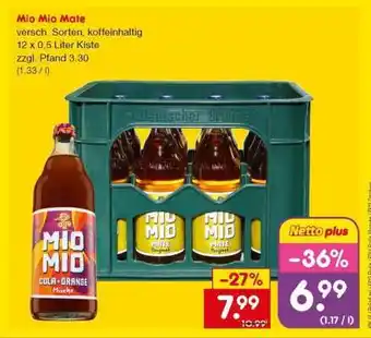 Netto Marken-Discount Mio Mio Mate Angebot