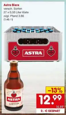 Netto Marken-Discount Astra Biere Angebot