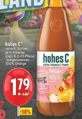 Edeka hohes C Milder Multi Angebot