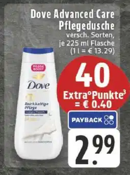 Edeka Dove Advanced Care Pflegedusche Angebot