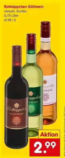 Netto Marken-Discount Rotkäppchen Glühwein Angebot