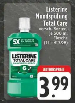 Edeka Listerine Mundspülung Total Care Angebot