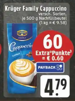 Edeka KRÜGER Family-Cappuccino Angebot
