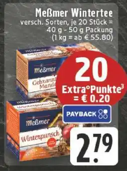 Edeka Meßmer Wintertee Angebot