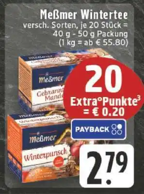 Edeka Meßmer Wintertee Angebot