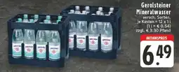 Edeka Gerolsteiner Mineralwasser Angebot