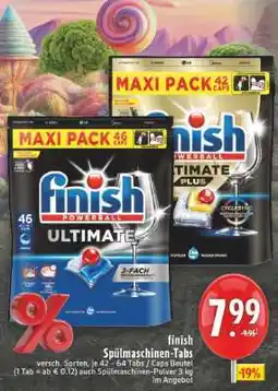 Edeka FINISH Spülmaschinen-Tabs Angebot