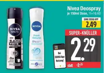 Edeka Nivea Deospray Angebot