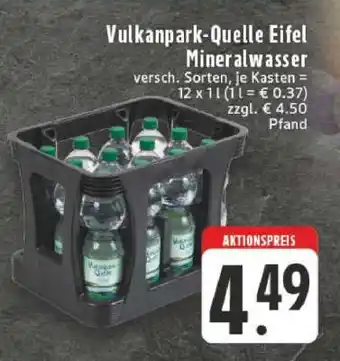Edeka Vulkanpark-Quelle Eifel Mineralwasser Angebot