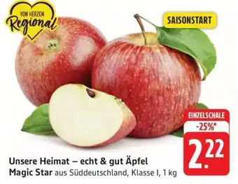 Edeka Unsere Heimat – echt & gut Äpfel Magic Star Angebot