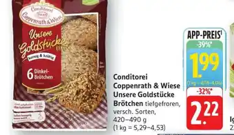 Edeka Conditorei Coppenrath & Wiese Unsere Goldstücke Brötchen Angebot