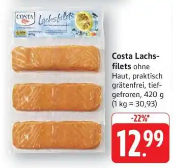 Edeka Costa Lachsfilets Angebot