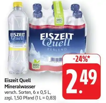Edeka EISZEIT QUELL Mineralwasser Angebot