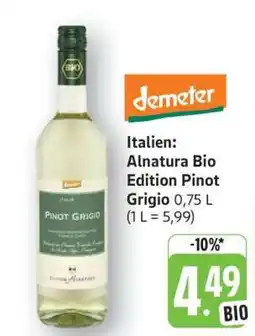 Edeka Alnatura Bio Edition Pinot Grigio Angebot