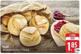 Edeka 'Kulti' Weizenbrötchen Angebot