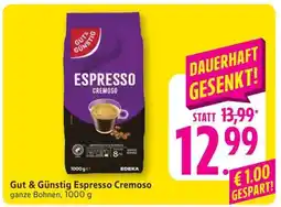 Edeka Gut & Günstig Espresso Cremoso Angebot