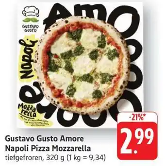 Edeka Gustavo Gusto Amore Napoli Pizza Mozzarella Angebot
