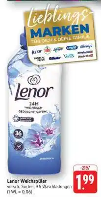 Edeka Lenor Weichspüler Angebot